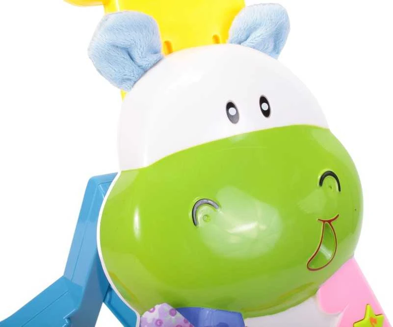 Stumdukas Lean Toys Hippo su garsais, 47x37x29 cm