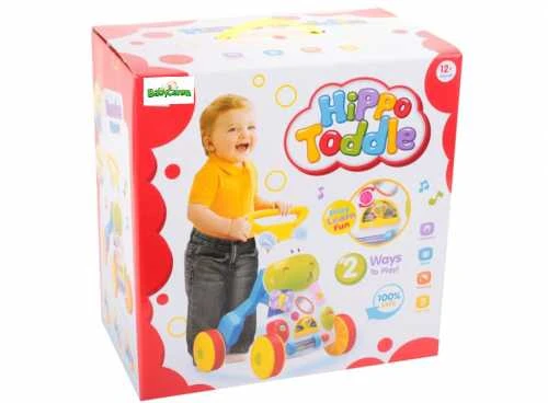 Stumdukas Lean Toys Hippo su garsais, 47x37x29 cm
