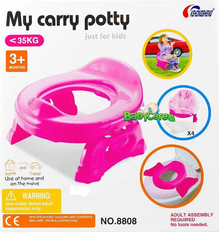 Malplay Kelioninis naktipuodis su 4 įdėklais