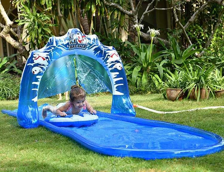 Vn Toys SunClub Vandens čiuožykla Slip and Slide Icebreaker 305x183x50 cm.