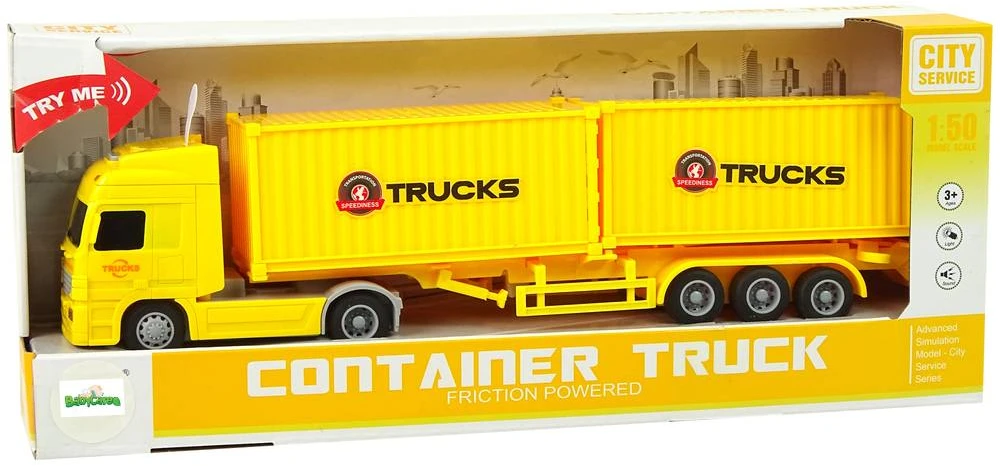 Lean Sport Sunkvežimis su šviesa ir garsais ,,Container Trucks"