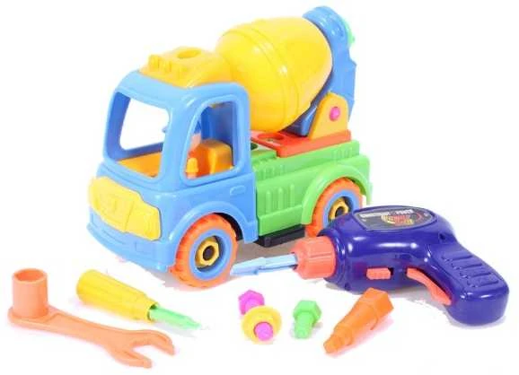 Malplay Žaislinis automobilis - konstruktorius betono maišyklė