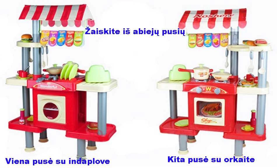 Vaikiška virtuvėlė "Greito maisto restoranas"