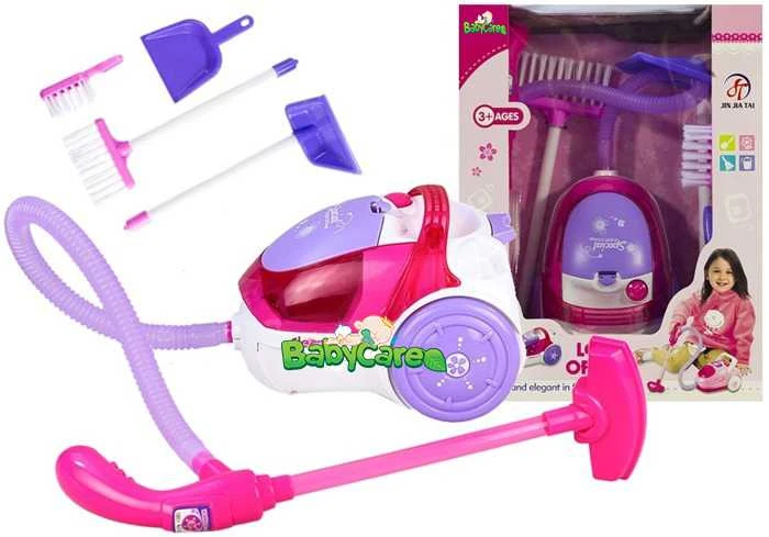 Lean Toys Dulkių siurblys žaislas su šviesos ir garso efektais!
