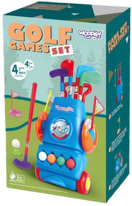 Lean Toys Vaikiškas golfo žaidimo rinkinys “Woopie ”