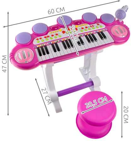 Ramiz Klaviatūra USB MP3 būgnai 3 oktavos