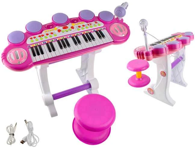 Ramiz Klaviatūra USB MP3 būgnai 3 oktavos