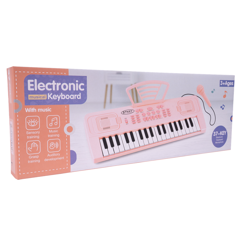 Malplay Vaikiškas pianinas su mikrofonu, 37 klavišai