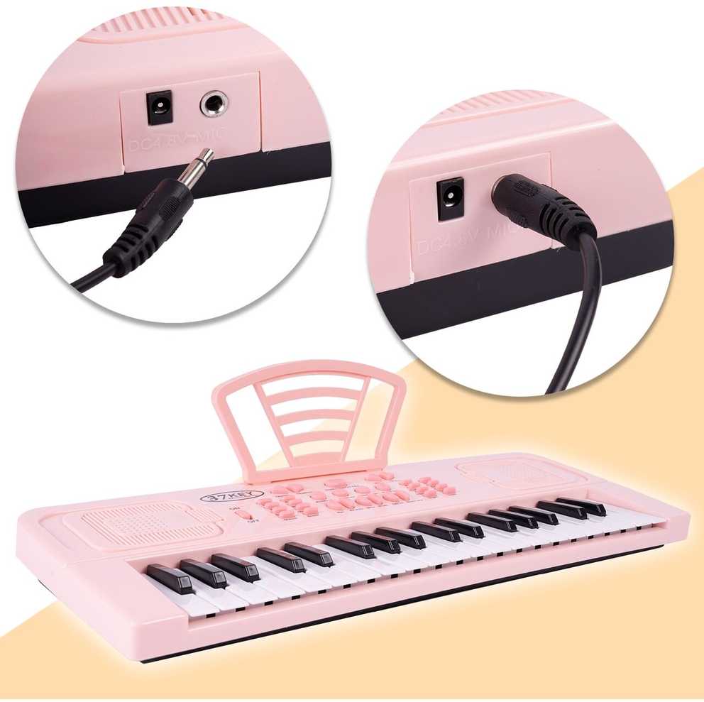 Malplay Vaikiškas pianinas su mikrofonu, 37 klavišai