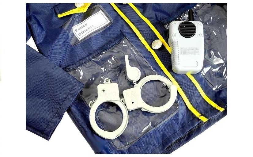 Ikonka Karnavalo kostiumas su policininko antrankiais 3-8 metų amžiaus
