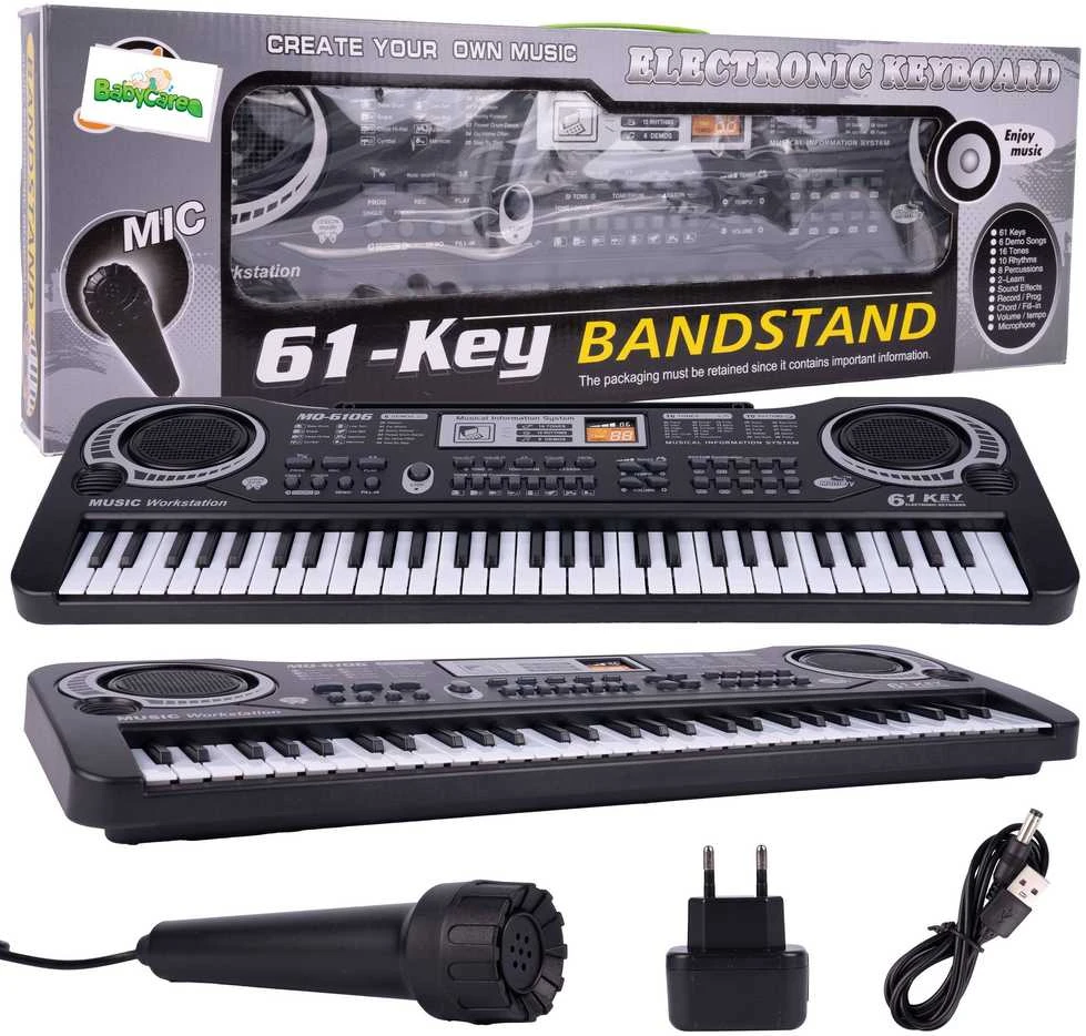 Malplay Vaikiškas pianinas, 61 klavišas, MQ6106