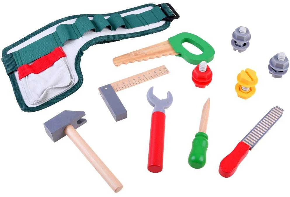 Vaikiškas statybininko įrankių diržas su priedais ,,Tool Belt"