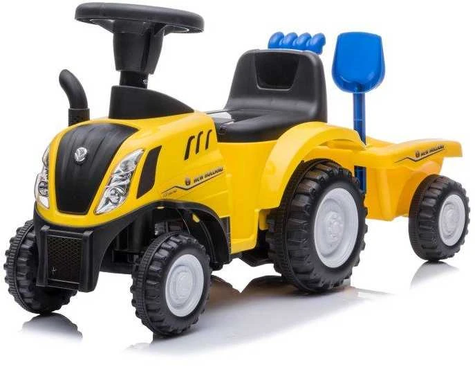 Milly Mally NEW HOLLAND 3902 transporto priemonė T7 traktorius geltonas