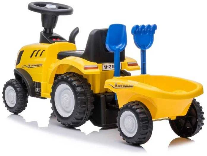Milly Mally NEW HOLLAND 3902 transporto priemonė T7 traktorius geltonas