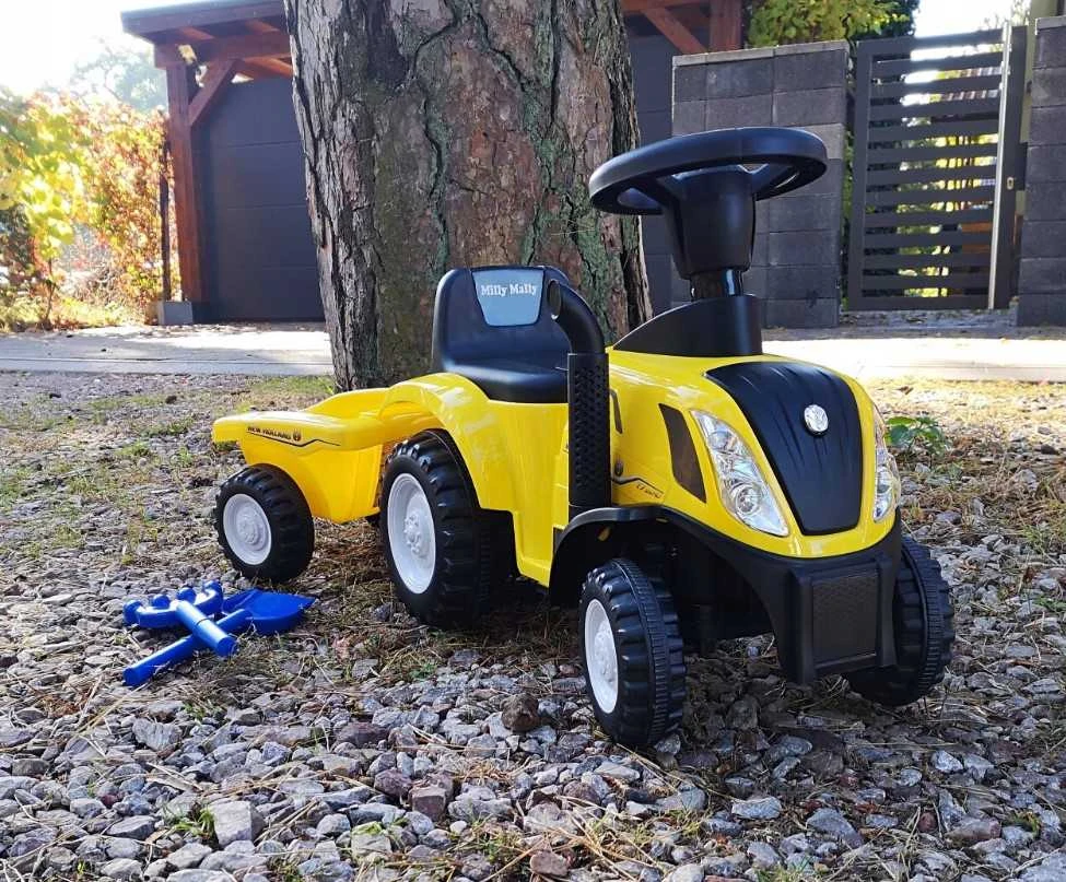Milly Mally NEW HOLLAND 3902 transporto priemonė T7 traktorius geltonas