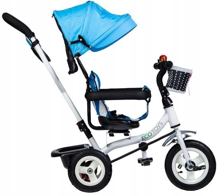 Blue Vaikiškas triratukas Ecotoys Mėlyna/Baltas