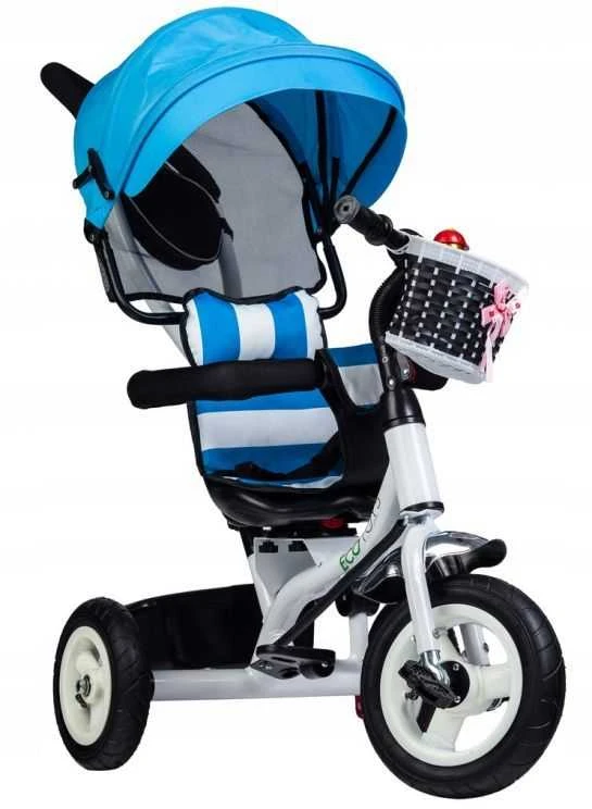 Blue Vaikiškas triratukas Ecotoys Mėlyna/Baltas