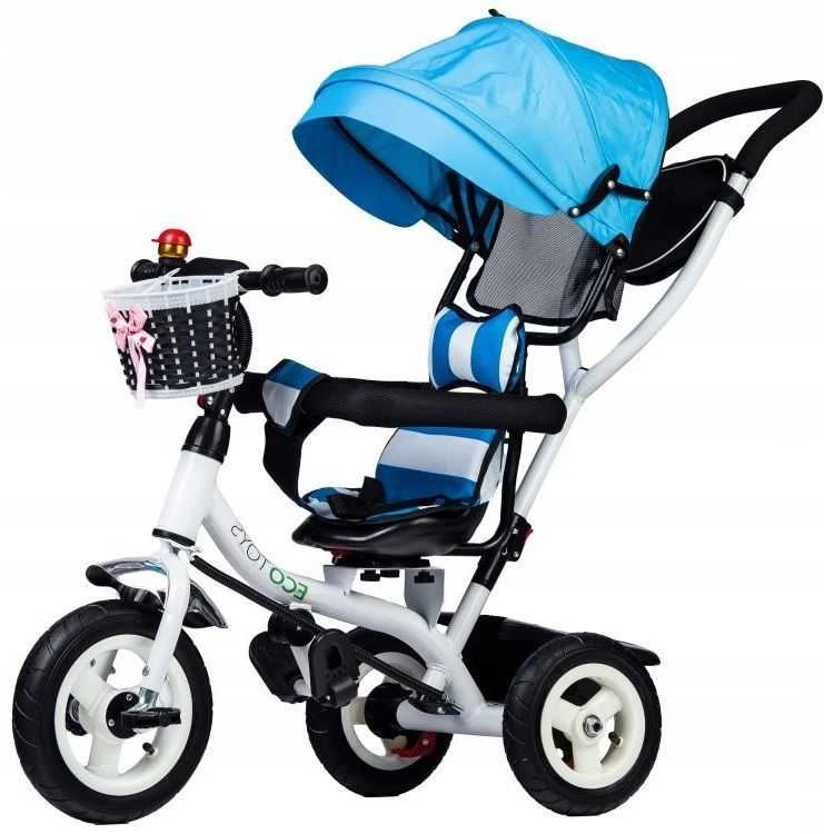 Blue Vaikiškas triratukas Ecotoys Mėlyna/Baltas