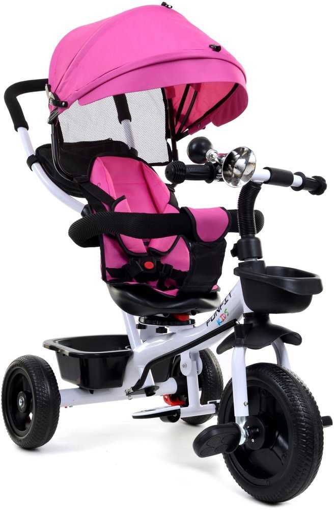 Vaikiškas triratukas Funfit Kids Twist Rose