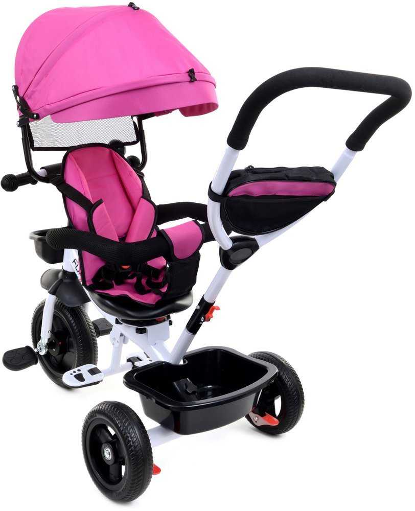 Vaikiškas triratukas Funfit Kids Twist Rose