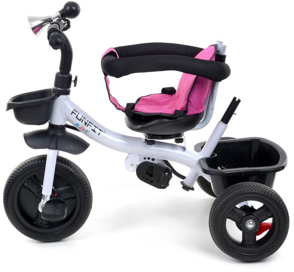 Vaikiškas triratukas Funfit Kids Twist Rose