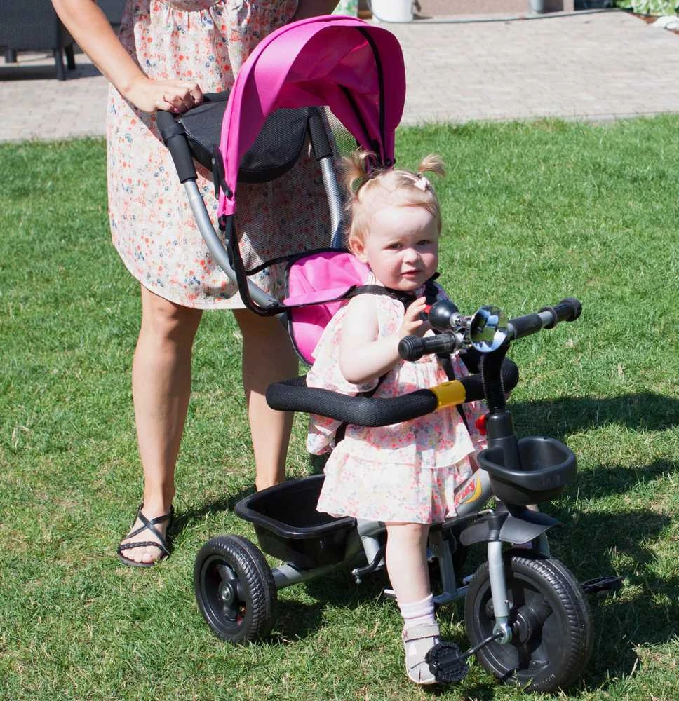 Vaikiškas triratukas Malplay Kids Twist Rose