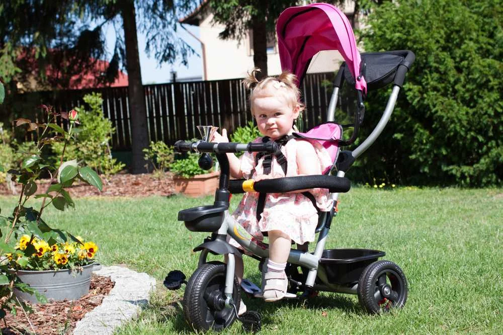 Vaikiškas triratukas Malplay Kids Twist Rose