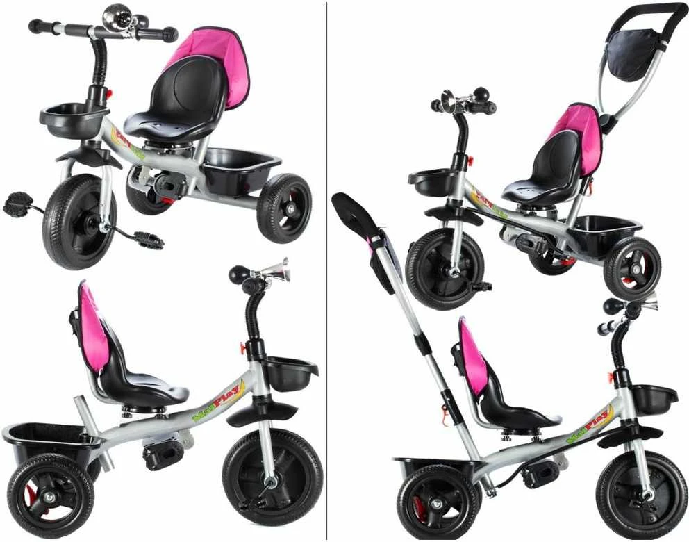 Vaikiškas triratukas Malplay Kids Twist Rose