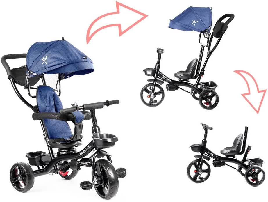 Trike Fix Triratis Fix Lite tamsiai mėlynas