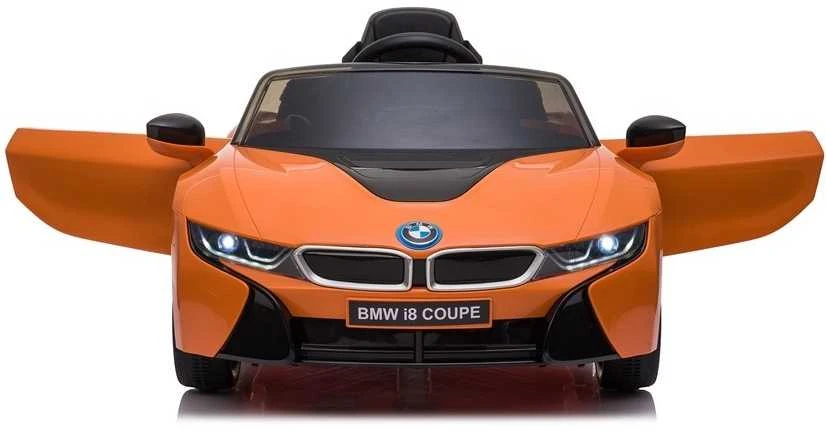 Ramiz Elektrinė mašina vaikams BMW I8 LIFT oranžinės spalvos