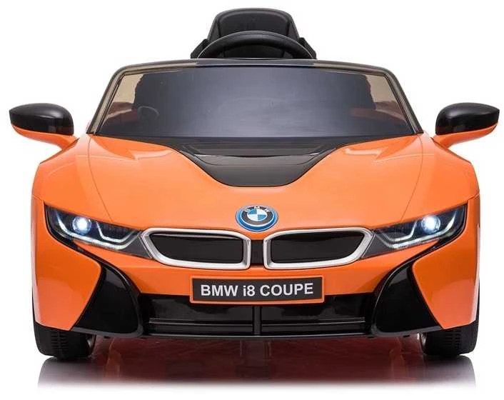 Ramiz Elektrinė mašina vaikams BMW I8 LIFT oranžinės spalvos
