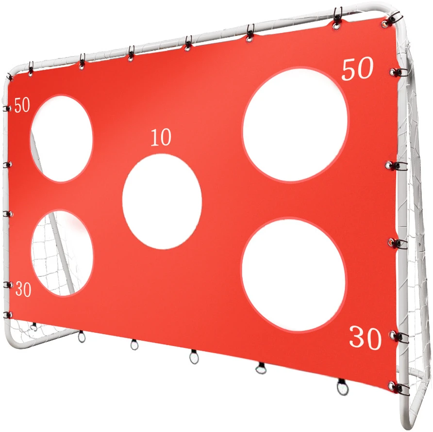 Futbolo vartai su taiklumo kilimėliu 215×153×76 cm