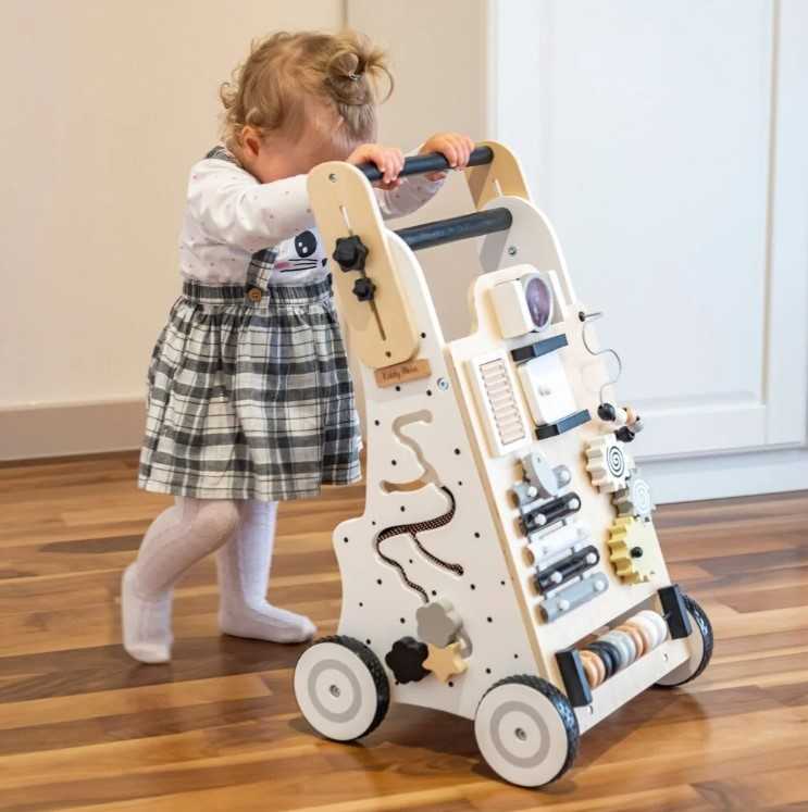 Wooden push walker - Kruzzel 24761