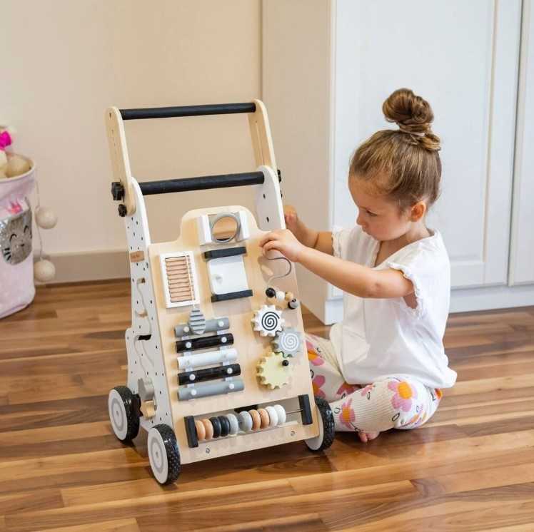 Wooden push walker - Kruzzel 24761