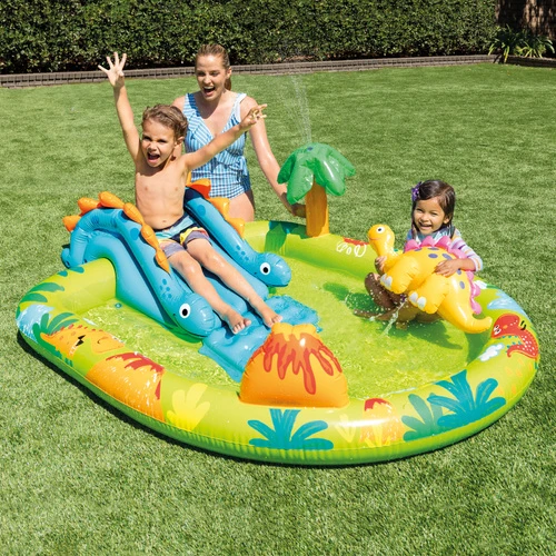 Pripučiamas baseinas (žaidimų aikštelė) INTEX Little Dino Play Center (1.91m x 1.52m x 0.58m)