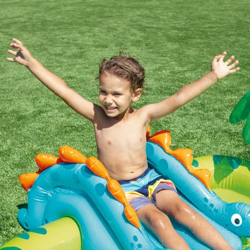 Pripučiamas baseinas (žaidimų aikštelė) INTEX Little Dino Play Center (1.91m x 1.52m x 0.58m)