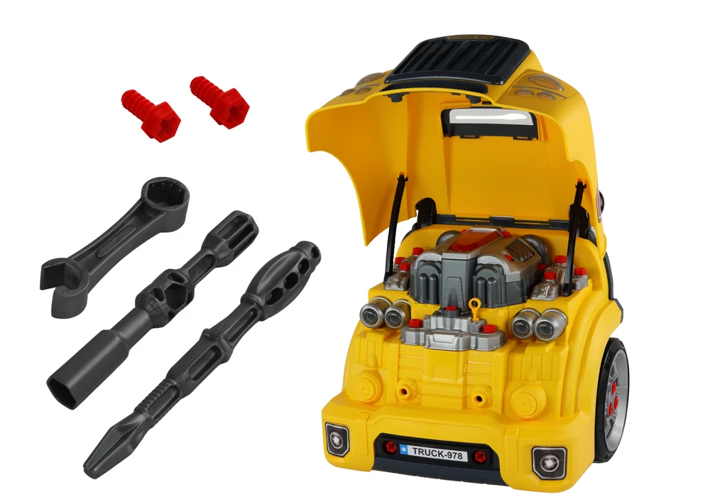 Iso Trade Mechaniko rinkinys vaikams su automobilio varikliu