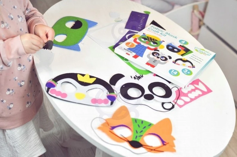 Woopie Artfun WOOPIE Kūrimo Rinkinys Kaukė Vilkimo Rinkinys 4 vnt.