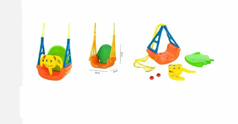 Malplay Vaikiškos sūpynės su meškiuku 3in1