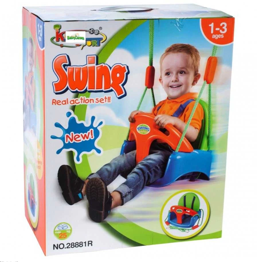 Malplay Vaikiškos sodo sūpynės su petnešomis 3in1