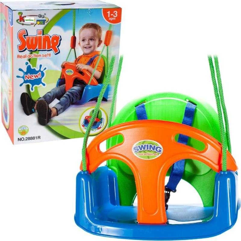 Malplay Vaikiškos sodo sūpynės su petnešomis 3in1