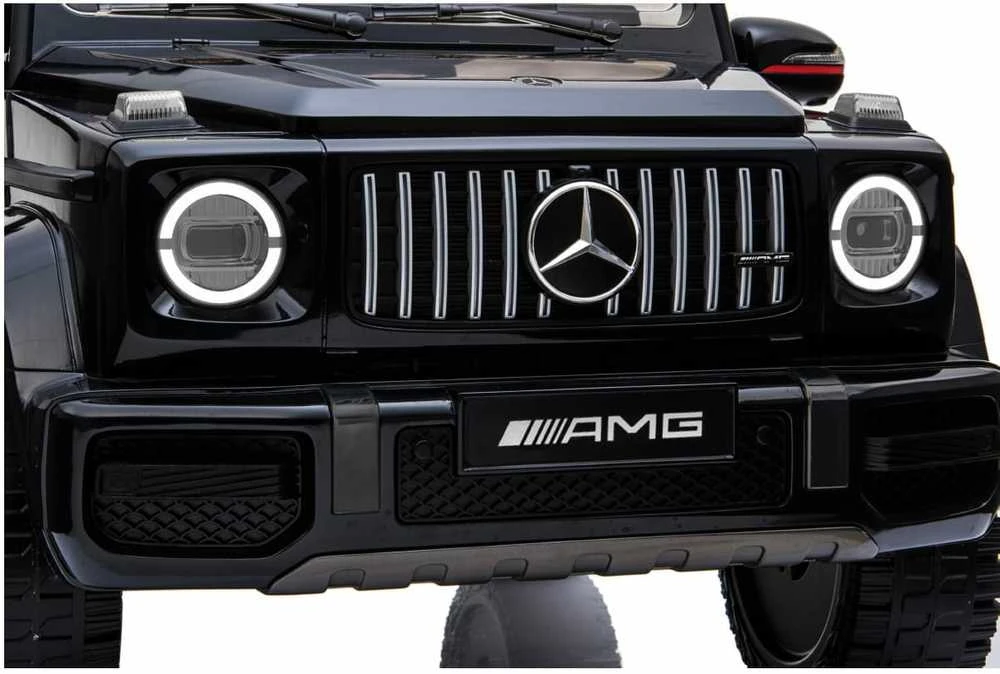 Vienvietis elektromobilis Mercedes G63 AMG 4x4, baltas