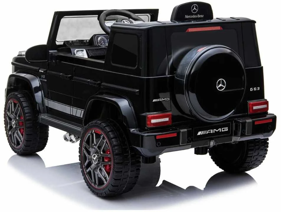 Vienvietis elektromobilis Mercedes G63 AMG 4x4, baltas