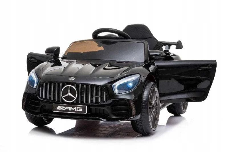 Lean Cars Juodas Mercedes GTR akumuliatorinis automobilis vaikams