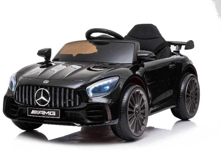 Lean Cars Juodas Mercedes GTR akumuliatorinis automobilis vaikams