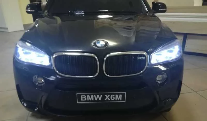 Lean Cars Ride BMW X6 Juodas – elektrinis važiavimas automobiliu