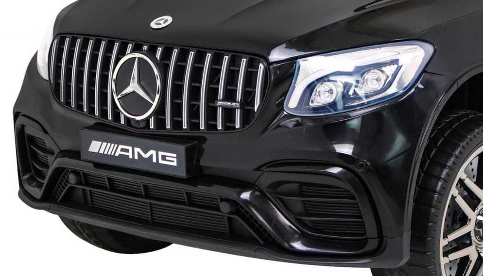 Vienvietis vaikiškas elektromobilis Mercedes Benz GLC 63S 4x4, Juodas