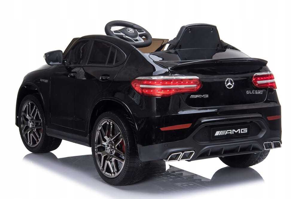 Vienvietis vaikiškas elektromobilis Mercedes Benz GLC 63S 4x4, Juodas