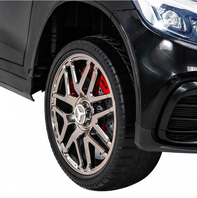 Vienvietis vaikiškas elektromobilis Mercedes Benz GLC 63S 4x4, Juodas