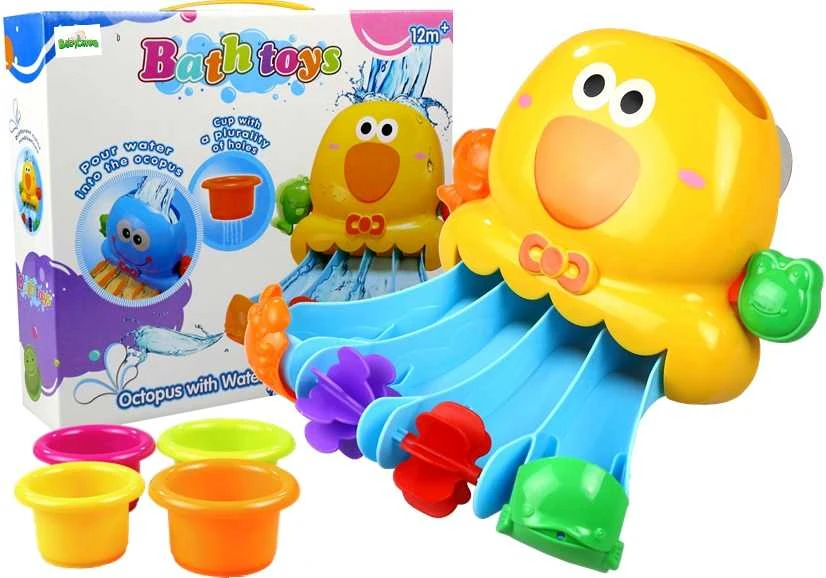 Malplay Vonios žaislas Aštuonkojo čiuožykla